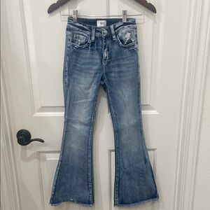 BKE Youth Girls Flare Stretch Jeans